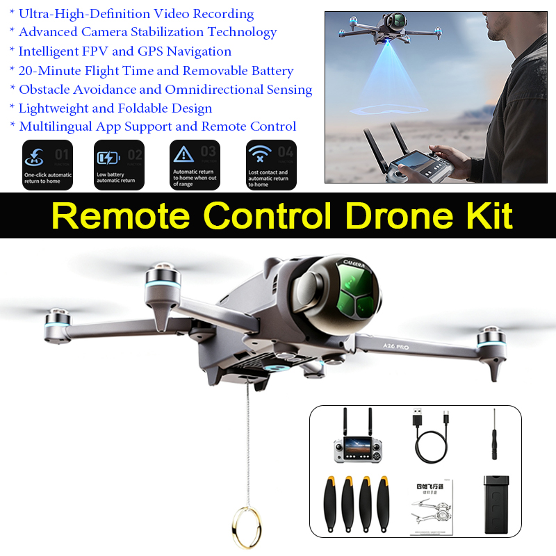 Drone Thermal Imaging - طائرة بدون طيار A26 Pro مزودة