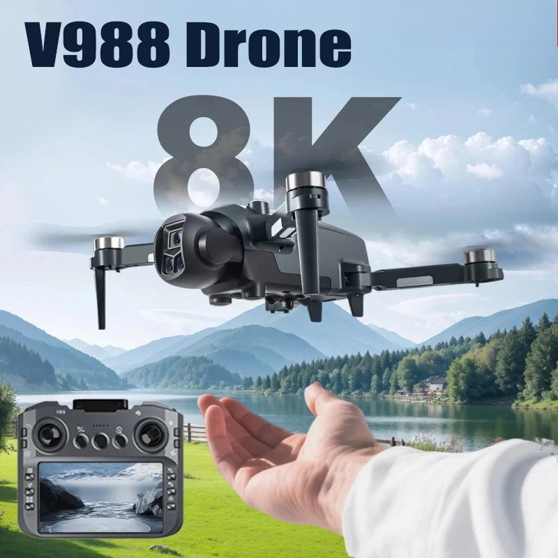 Drone Thermal Imaging - طائرة بدون طيار V988 الأصلية بكاميرا