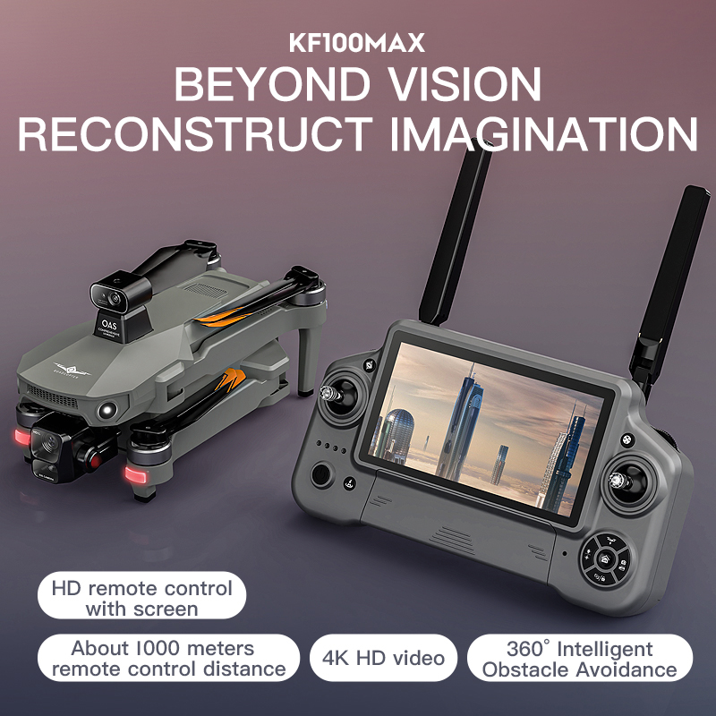 KF100 MAX GPS الطائرة بدون طيا - مراجعة Drone Thermal Imaging وسعره