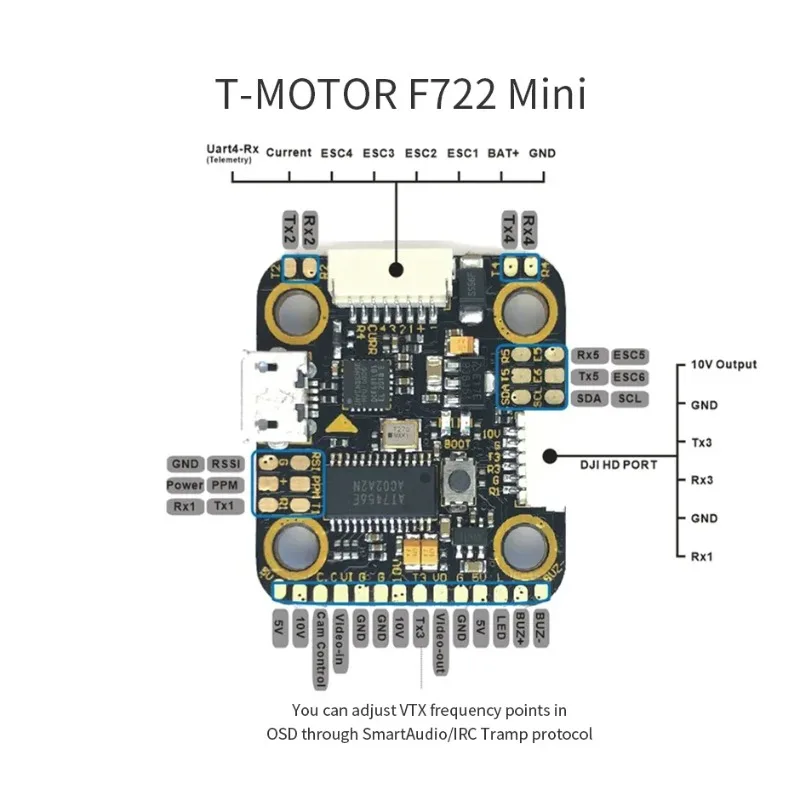 مجموعة T-Motor MINI F7 FC و F4 - مراجعة Betaflight Fc F7 وسعره